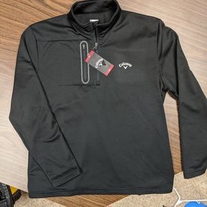 Callaway men's quarter zip with pockets